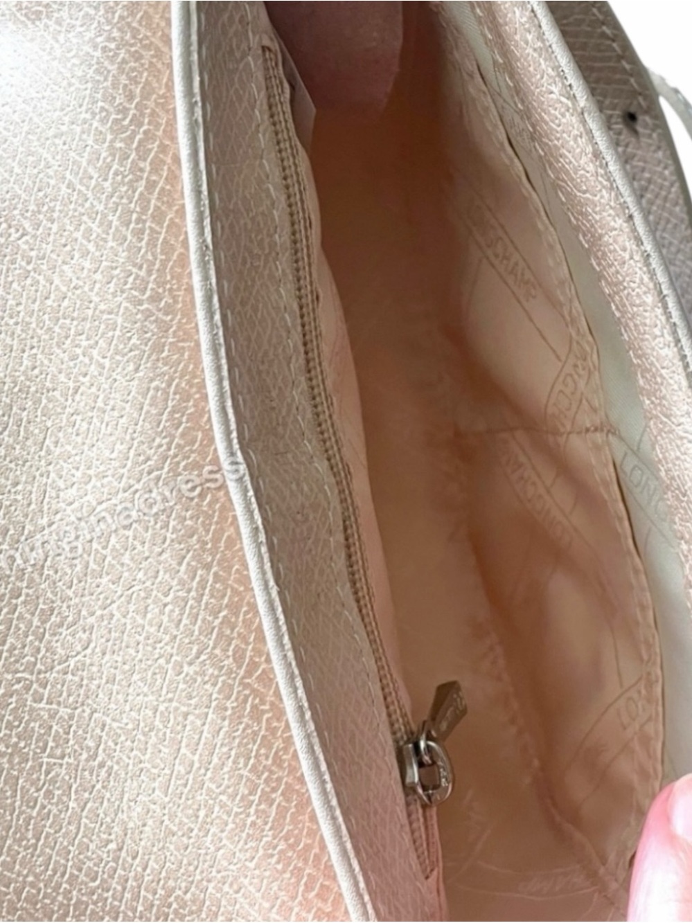 NWOT Longchamp Cavalcade XS Leather Crossbody Bag Saddle Nude Blush Pink - Picture 8 of 11